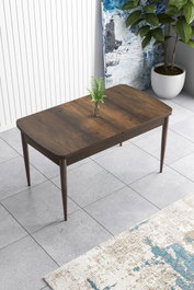 Hanah Home Mesa de Comedor Barroca y Marrón